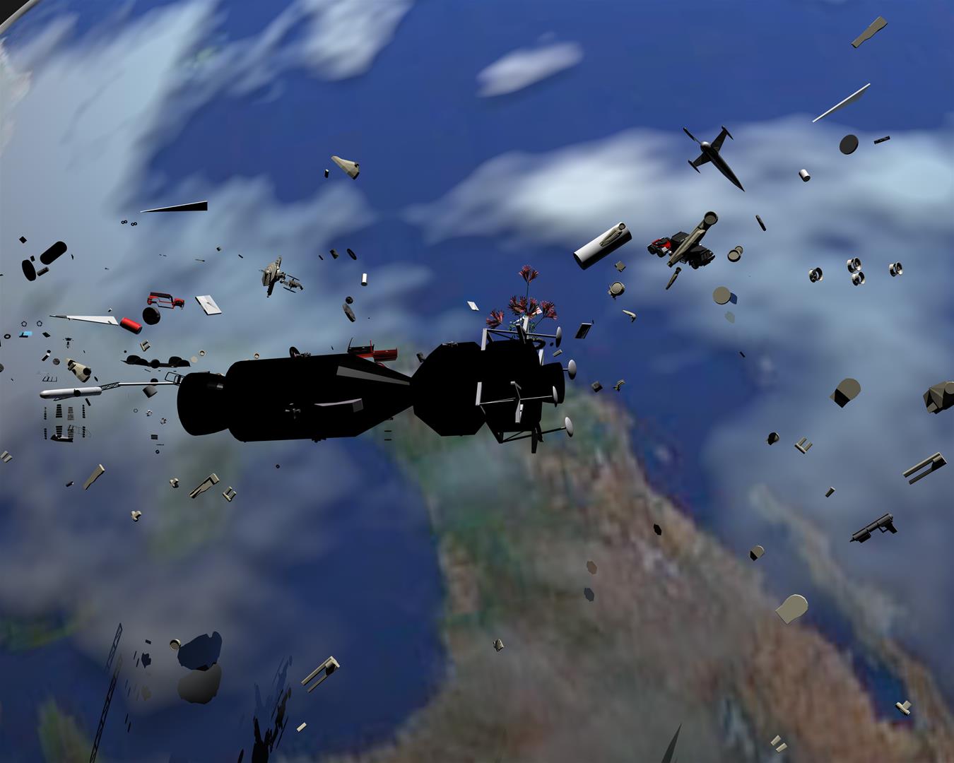 Miguel SOARES <i> Space Junk Beta 1.0</i><p> Cr�ditos: Cortesia do Artista