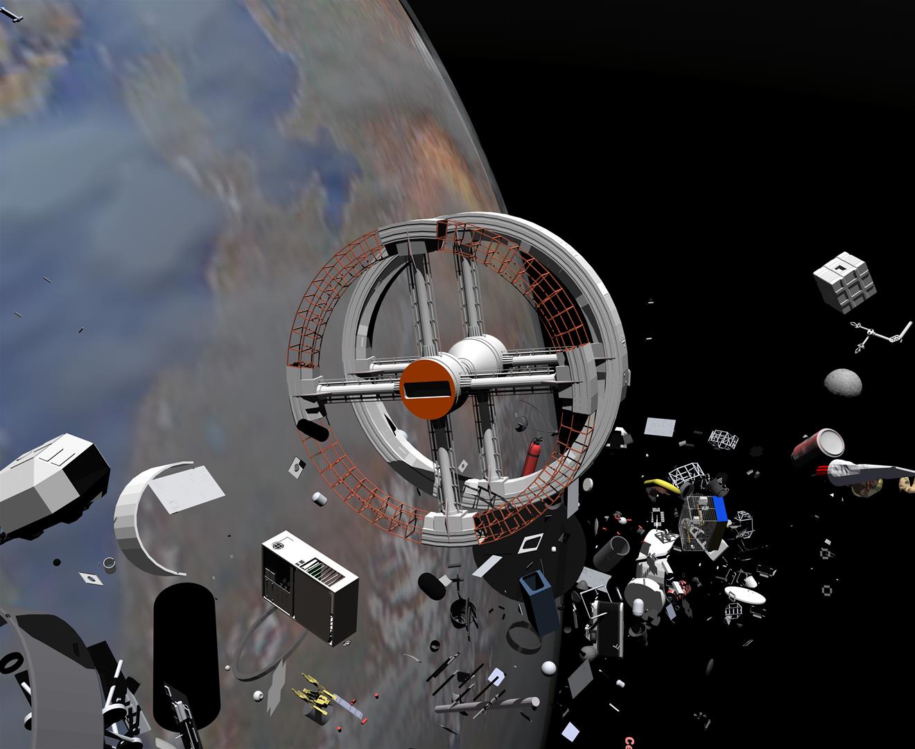 Miguel SOARES <i> Space Junk Beta 1.0</i><p> Cr�ditos: Cortesia do Artista